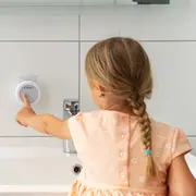 Cronometru dublu, pentru spalarea mainilor si periajul dintilor, sustine igiena temeinica la copiii de peste 24 luni, protectie apa IP65, Reer 79290