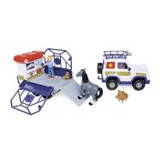 POMPIERUL SAM VEHICUL SALVARE ANIMALE CU FIGURINE SI REMORCA VIV109252624038