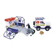 POMPIERUL SAM VEHICUL SALVARE ANIMALE CU FIGURINE SI REMORCA VIV109252624038