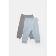 Set 2 pantaloni Bamboo, bleu, BabyCosy, 50%bumbac+50% bambus (Marime: 6-9 luni) JEMBC-CSYB9032-6