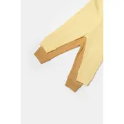 Set 2 pantaloni Bamboo, galben, BabyCosy, 50%bumbac+50% bambus (Marime: 3-6 Luni) JEMBC-CSYB9031-3