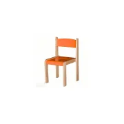 Set masa si 4 scaune gradinita Bambi, H31, rosu/portocaliu DRM10096