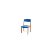 Set masa si 4 scaune gradinita Bambi, H35, albastru/verde DRM10095