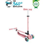Trotineta Globber Go-Up 3 in 1 Active, Eco, rotire 360, roz pal FUNK749-310
