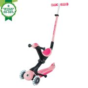Trotineta Globber Go-Up 4 in 1 Deluxe Lights, ECOLOGIC, roz pal FUNK646-710