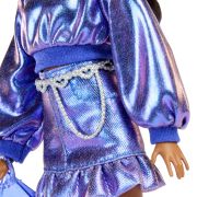 BARBIE DELUXE STYLE PAPUSA BARBIE ROCHIE ALBASTRU METALIZAT VIVMTJFP42
