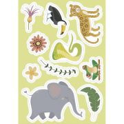 Carte de activitati cu abtibilduri - jungla
