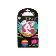 Carte de colorat cu carioci neon - peripetiile unicornului