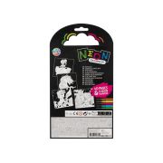 Carte de colorat cu carioci neon - peripetiile unicornului