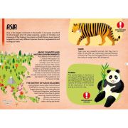 Cunoaste si exploreaza - puzzle animale pe cale de disparitie (205 piese)
