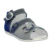 Sandale copii Thassos-Gri (Culoare nappa: gri, Marime: 24)