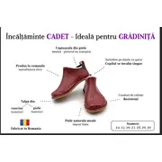Botosei Cadet (Culoare nappa: ciclam, Marime: 27, Decor: Fara decor)