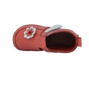 Ghetute Barefoot Baby fox (Culoare nappa: alb, Marime: 23, Decor: Floare)