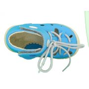 Sandale copii, Tahiti (Marime: 18, Culoare nappa: blu, Decor: Buline)