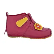 Ghetute Barefoot Baby fox (Marime: 18, Culoare nappa: alb, Decor: Floare)