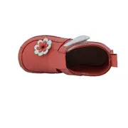 Ghetute Barefoot Baby fox (Marime: 17, Culoare nappa: Roz, Decor: Floare)