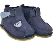 Ghetute Barefoot Baby fox (Marime: 21, Culoare nappa: bleumarin, Decor: Ursulet)