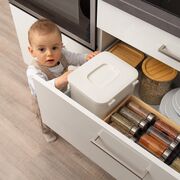 Cutie de depozitare cu sistem de siguranta pentru copii, pana la 24 de luni, Reer SafeContainer 83230