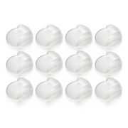 Pachet economic 12 protectii universale pentru colturi, din plastic transparent, cu banda adeziva, rezistente la muscaturi, fara PVC, Reer 82069