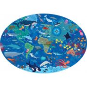 Cunoaste si exploreaza - puzzle mari si oceane (205 piese)