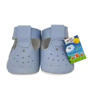 Sandale de botez T-bar (Culoare nappa: bleumarin, Marime: 16)