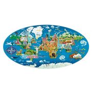Cunoaste si exploreaza - puzzle monumentele lumii (200 piese)