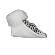 Barefoot-Socks BabyMoi Polar (Marime: 17, Culoare nappa: Leopard print)