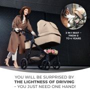 CARUCIOR KINDERKRAFT NEWLY, 3 IN 1, BEJ VIVKSNEWL00BEG300I