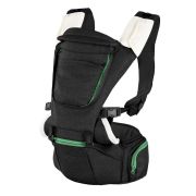 Marsupiu ergonomic multifunctional Chicco Hip Seat cu suport pentru sold, PirateBlack (negru), 0luni+ CHC79147-8_PIRATE BLACK