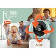 Neno ivo – video-monitor rotativ cu receptor, conectare si prin telefon nen-mam-nn009