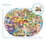 Puzzle - activitatile zilnice (100 piese)