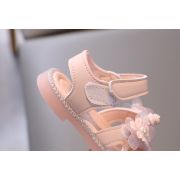 Sandale roz cu flori brodate si perlute pentru fetite – elegante si confortabile mb2025su56-1-sa48