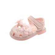 Sandale roz cu flori brodate si perlute pentru fetite – elegante si confortabile mb2025su56-1-sa48