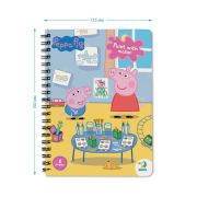 Set de colorat cu apa - peppa pig