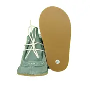 Botosei Mocasini Barefoot (Marime: 17, Culoare velur: Ivori Lamb)