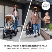 CARUCIOR KINDERKRAFT NEWLY, 3 IN 1, LIGHT GREY VIVKSNEWL00GRY300I
