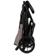 Carucior sport, Lionelo, Mira, Maner reglabil in 5 pozitii, Spatar si suport de picioare reglabile, Plasa de tantari si suport biberon incluse, Pana la 22 kg, 6 luni+, Conform cu EN1888-1, EN1888-2, Testare SGS, Bej BYNLO-MIRA_BEIGE_SAND