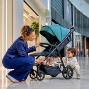 Carucior sport, Lionelo, Mira, Maner reglabil in 5 pozitii, Spatar si suport de picioare reglabile, Plasa de tantari si suport biberon incluse, Pana la 22 kg, 6 luni+, Conform cu EN1888-1, EN1888-2, Testare SGS, Bej BYNLO-MIRA_BEIGE_SAND