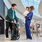 Carucior sport, Lionelo, Mira, Maner reglabil in 5 pozitii, Spatar si suport de picioare reglabile, Plasa de tantari si suport biberon incluse, Pana la 22 kg, 6 luni+, Conform cu EN1888-1, EN1888-2, Testare SGS, Bej BYNLO-MIRA_BEIGE_SAND