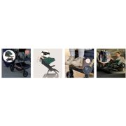 Carucior sport, Lionelo, Mira, Maner reglabil in 5 pozitii, Spatar si suport de picioare reglabile, Plasa de tantari si suport biberon incluse, Pana la 22 kg, 6 luni+, Conform cu EN1888-1, EN1888-2, Testare SGS, Verde BYNLO-MIRA_GREEN_EMERALD