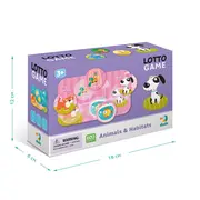 Joc lotto - animale si habitate