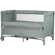 Patut pliabil chipolino relax basil linen cu laterala culisanta hubkosire254ba