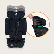 Scaun auto pliabil, Lionelo, Nelly, i-Size, 76- 150 cm, Tetiera reglabila in 15 pozitii, Spatar reglabil in 4 pozitii, Sisteme de fixare Isofix si Top Tether, Sezut lat si confortabil, Conform cu ECE R129, Albastru BYNLO-NELLY_I-SIZE_BLUE_NAVY