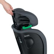 Scaun auto pliabil, Lionelo, Nelly, i-Size, 76- 150 cm, Tetiera reglabila in 15 pozitii, Spatar reglabil in 4 pozitii, Sisteme de fixare Isofix si Top Tether, Sezut lat si confortabil, Conform cu ECE R129, Gri BYNLO-NELLY_I-SIZE_GREY_GRAPHITE