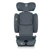Scaun auto pliabil, Lionelo, Nelly, i-Size, 76- 150 cm, Tetiera reglabila in 15 pozitii, Spatar reglabil in 4 pozitii, Sisteme de fixare Isofix si Top Tether, Sezut lat si confortabil, Conform cu ECE R129, Gri BYNLO-NELLY_I-SIZE_GREY_GRAPHITE