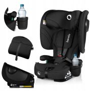 Scaun auto pliabil, Lionelo, Nelly, i-Size, 76- 150 cm, Tetiera reglabila in 15 pozitii, Spatar reglabil in 4 pozitii, Sisteme de fixare Isofix si Top Tether, Sezut lat si confortabil, Conform cu ECE R129, Negru BYNLO-NELLY_I-SIZE_BLACK_CARBON
