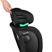 Scaun auto pliabil, Lionelo, Nelly, i-Size, 76- 150 cm, Tetiera reglabila in 15 pozitii, Spatar reglabil in 4 pozitii, Sisteme de fixare Isofix si Top Tether, Sezut lat si confortabil, Conform cu ECE R129, Negru BYNLO-NELLY_I-SIZE_BLACK_CARBON