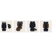 Scaun auto pliabil, Lionelo, Nelly, i-Size, 76- 150 cm, Tetiera reglabila in 15 pozitii, Spatar reglabil in 4 pozitii, Sisteme de fixare Isofix si Top Tether, Sezut lat si confortabil, Conform cu ECE R129, Negru BYNLO-NELLY_I-SIZE_BLACK_CARBON