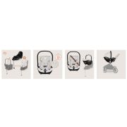 Scoica auto, Lionelo, Moxie, i-Size, 40-87 cm, Tetiera reglabila, intarita cu spuma de memorie, Carcasa ventilata, Din bambus, Protectie avansata, Conform cu R129, Bej BYNLO-MOXIE_I-SIZE_BEIGE_SAND