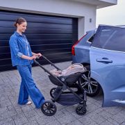 Scoica auto, Lionelo, Moxie, i-Size, 40-87 cm, Tetiera reglabila, intarita cu spuma de memorie, Carcasa ventilata, Din bambus, Protectie avansata, Conform cu R129, Bej BYNLO-MOXIE_I-SIZE_BEIGE_SAND